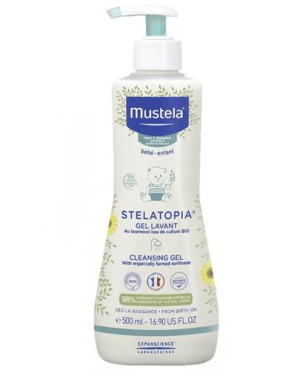 Mustela Bebe-Enfant Stelatopia Żel do mycia - skóra skłonna do atopii, 500 ml