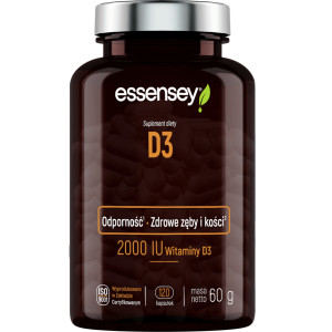 Essensey D3, kapsułki, 120 sztuk