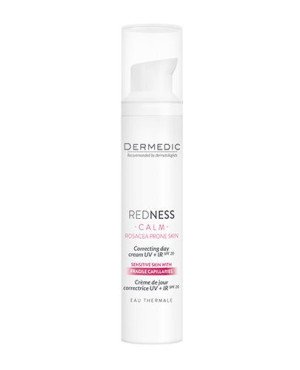 Dermedic Redness Calm Krem korygujący na dzień UV+ IR, 40 ml