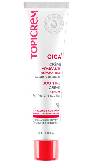 Topicrem, Cica Soothing Cream, kojący krem, 40 ml