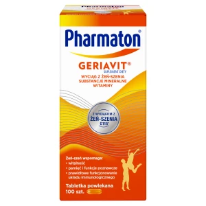 Pharmaton Geriavit, tabletki powlekane, 100 sztuk