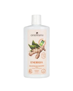 Orientana Ajurwedyjski szampon do włosów Imbir i Trawa cytrynowa, 210 ml