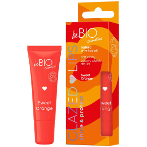 BeBio Glazed Lips Sweet Orange Naturalny żelowy olejek do ust, 10 ml