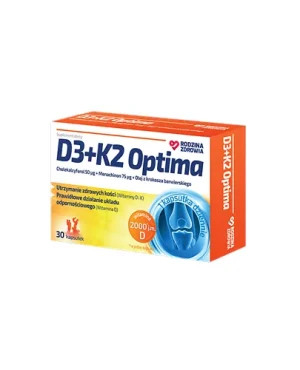 Rodzina Zdrowia D3+K2 Optima 30 kapsułek