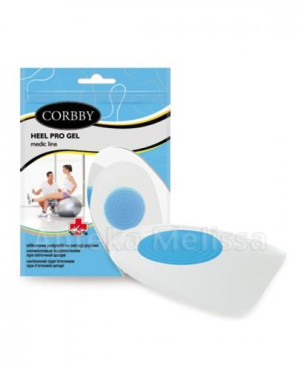 CORBBY HEEL PRO GEL Silikonowe podpiętki na ostrogi piętowe rozmiar L - 2 szt.