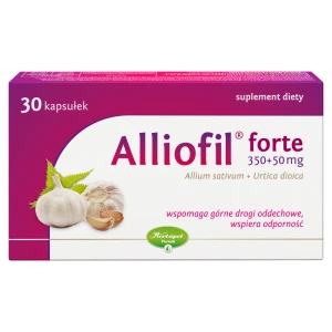 ALLIOFIL FORTE 350 mg + 50 mg, 30 kapsułek