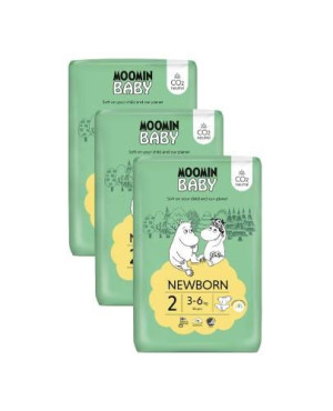 Moomin Baby 2 Newborn pieluszki 3-6 kg, 168 sztuk