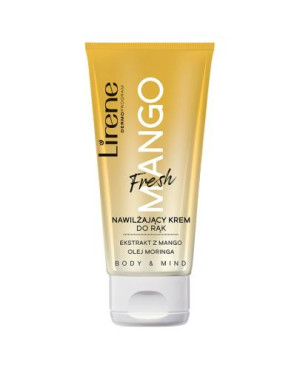 Lirene Body&Mind Nawilżający krem do rąk fresh mango, 50 ml