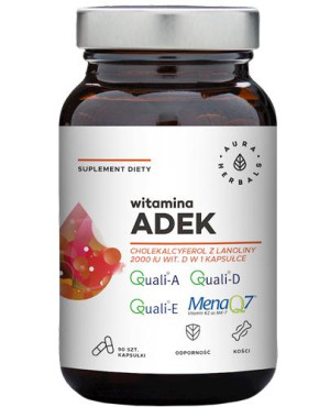 Aura Herbals Witamina ADEK - 90 kaps. - cena, opinie, dawkowanie