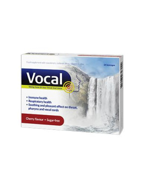 Vocal o smaku wiśni, 24 pastylki miękkie
