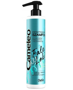 Cameleo Fale Loki Keratynowy, szampon do włosów kręconych i falowanych, 250 ml