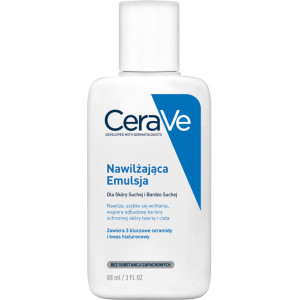 Cerave, Nawilżająca, emulsja do twarzy i ciała, do skóry suchej i bardzo suchej, 88 ml