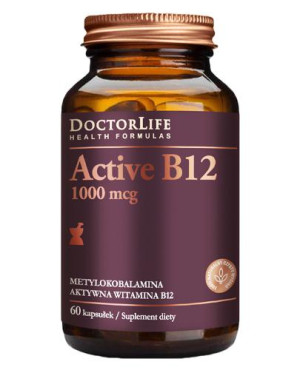 DOCTOR LIFE Active B12 1000 mcg - 60 kaps.