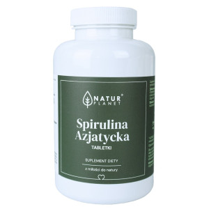 NATUR PLANET Spirulina azjatycka tabletki, 250 g