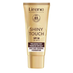 Lirene Skiny Touch, Pielęgnacyjny podkład kryjący z SPF 30 03 Beige, 30 ml
