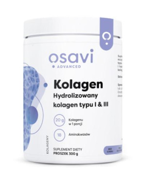 Osavi Kolagen Typu 1 i 3, 300 g, cena, opinie, właściwości