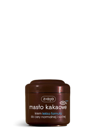 Ziaja Masło Kakaowe, Krem lekka formuła do cery normalnej i suchej, 200 ml