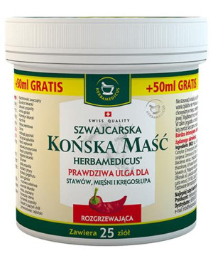SwissMedicus, maść końska rozgrzewająca, 500 ml