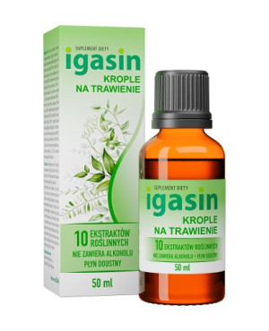 Igasin, Krople na trawienie, 50 ml