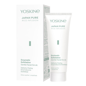 Yoskine Japan Pure Rice Infusion, Delikatny peeling enzymatyczny, 75 ml