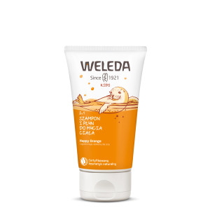 Weleda Happy Orange 2w1 Szampon i płyn do mycia ciała - 150 ml