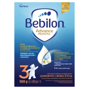 Bebilon 3 Advance Pronutra, odżywcza formuła na bazie mleka powyżej 1. roku, 1000 g