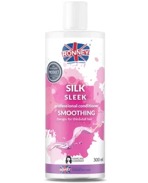 Ronney Silk Sleek wygładzająca odżywka do włosów cienkich i matowych 300 ml