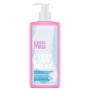 Tutti Frutti Everybody Relax LycheeHydrator Mikro złuszczający balsam do ciała + kwas salicylowy + kwas hialuronowy, 250 ml