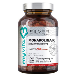 MyVita Silver Pure 100 % Monakolina K, 120 kapsułek