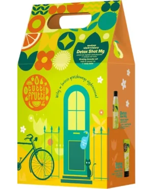Tutti Frutti Detox Shot Mg Gruszkowe Ujędrnienie olejek do kąpieli i pod prysznic 400 ml + balsam do ciała 200 ml [ZESTAW]