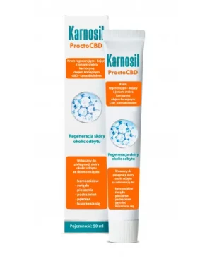 Karnosil, Procto CBD Krem regenerująco-kojący, 50 ml