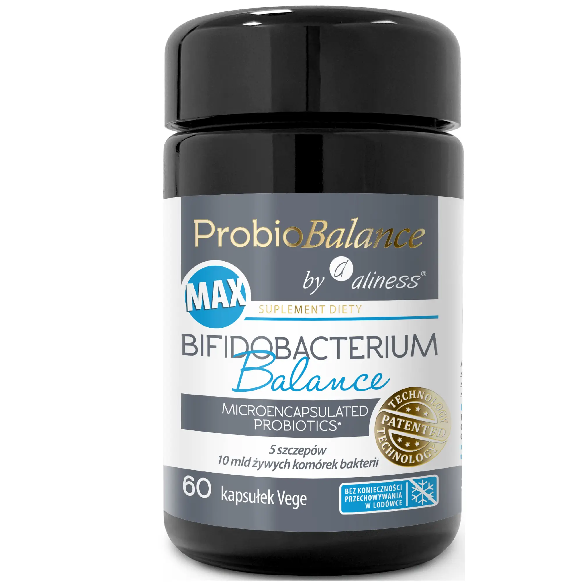 ProbioBalance, Bifidobacterium Balance Max 10 mld., kapsułki vege, 60 sztuk