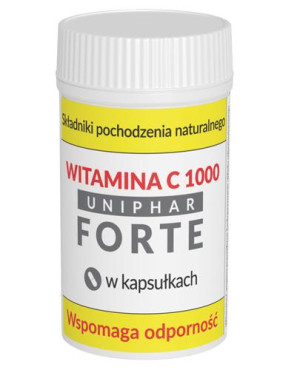 Uniphar Witamina C 1000 Forte, kapsułki, 30 sztuk