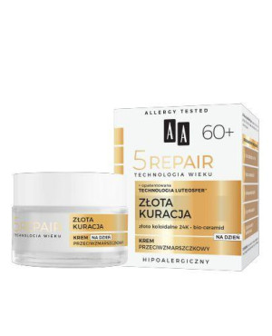 AA TECHNOLOGIA WIEKU 5REPAIR 60+ Krem na dzień przeciwzmarszczkowy, 50 ml