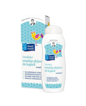 SKARB MATKI EMULINKA, Emulsja olejowa do kąpieli dla noworodków i niemowląt 250 ml