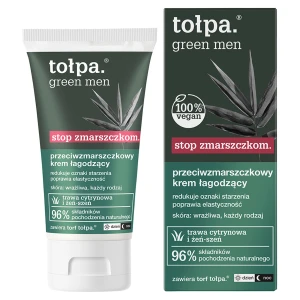 TOŁPA GREEN MEN Przeciwzmarszczkowy krem łagodzący - 50 ml
