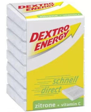 Dextro Energy, cytryna z witaminą C glukoza, pastylki, 8 sztuk