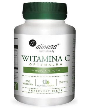Aliness Witamina C - 200 kaps. - cena, opinie, wskazania