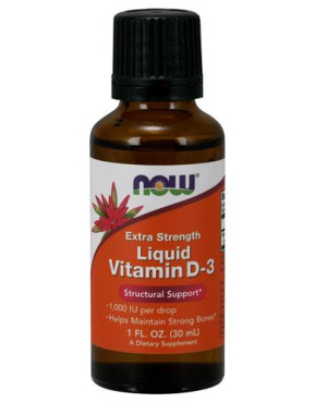 NOW FOODS Vitamin D-3 Extra Strenght - 30 ml