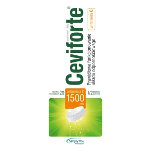 CEVIFORTE C 1500, tabletki musujące, 20 sztuk