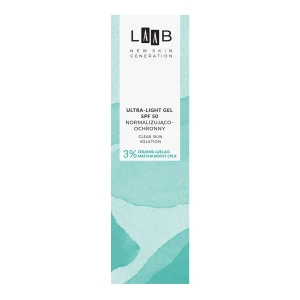 AA Laab Clear Skin Solution Ultralight Żel SPF 50 normalizująco-ochronny, 40 ml