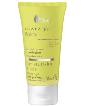 Ava Laboratorium Nawilżające Lipidy Żel pod prysznic z peelingiem, 150 ml