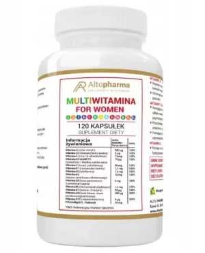 Altopharma Multiwitamina For Womem witaminy dla kobiet 120 kapsułek