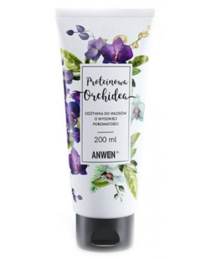 Anwen Proteinowa Orchidea, Odżywka do włosów o wysokiej porowatości, 200 ml