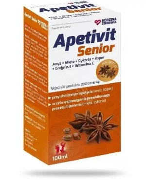 Rodzina Zdrowia, Apetivit Senior, płyn, 100 ml