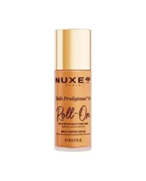 Nuxe Huile Prodigieuse Or Roll-on, Suchy olejek ze złotymi drobinkami, 60 ml