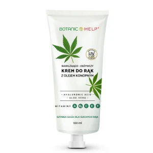Botanic Help Nawilżająco-odżywczy krem do rąk z olejem konopnym, 100 ml