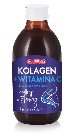 Polska Róża, Kolagen + Witamina C, Zadbaj o stawy, 250 ml
