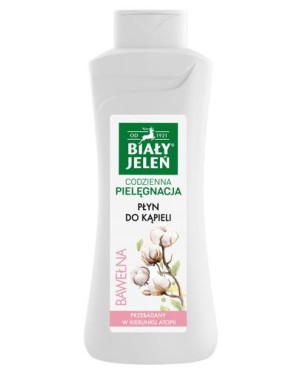 BIAŁY JELEŃ BAWEŁNA Płyn do kąpieli i pod prysznic, 750 ml