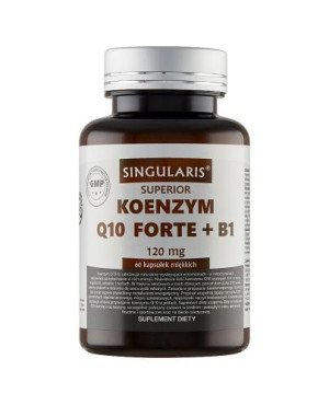 Singularis Superior Koenzym Q10 Forte + B1, 120 mg, kapsułki, 60 sztuk